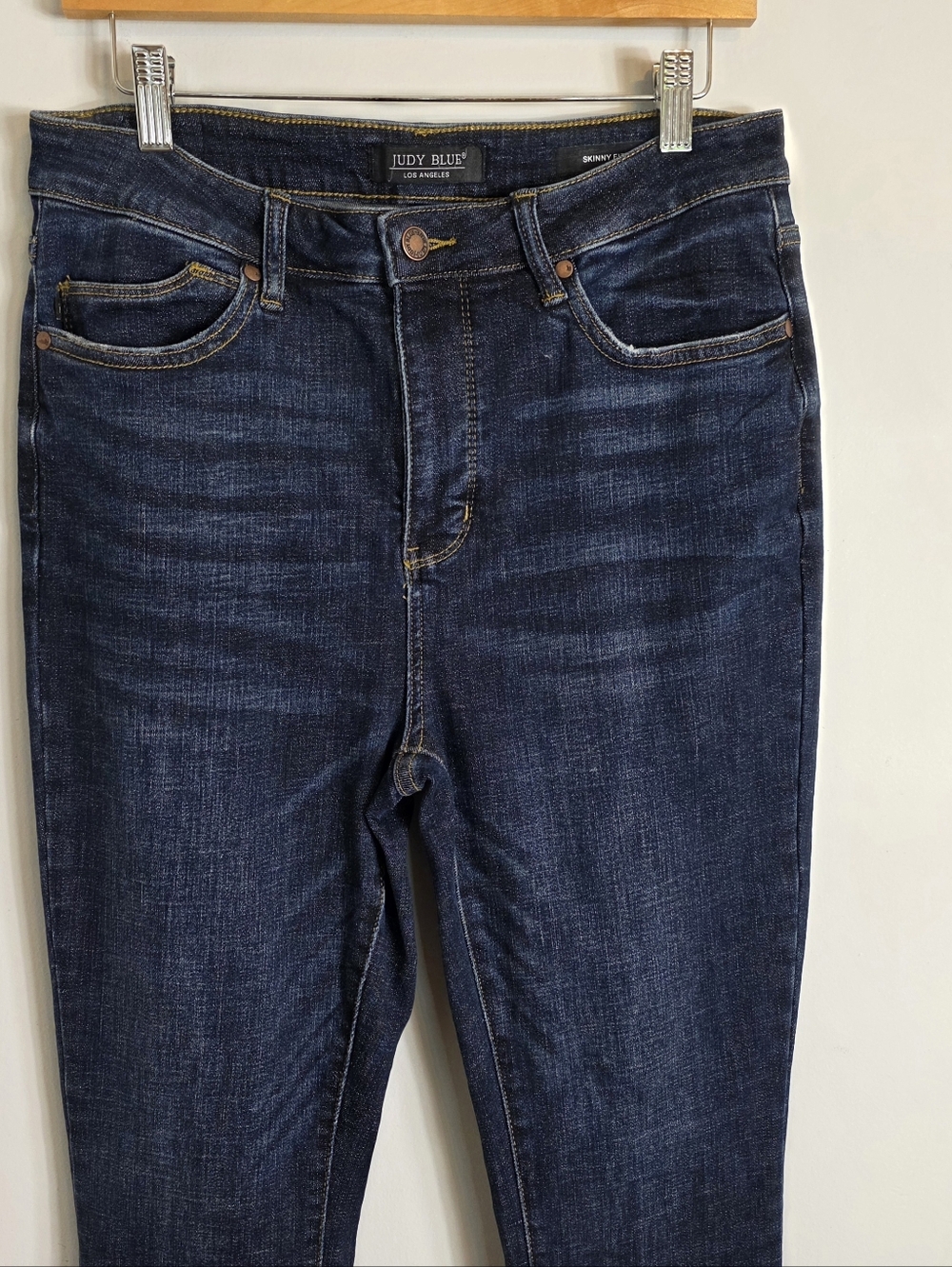 NWOT Judy Blue Williamsburg High Rise Tummy Control Top Skinny Jeans Size 13 - Picture 3 of 9